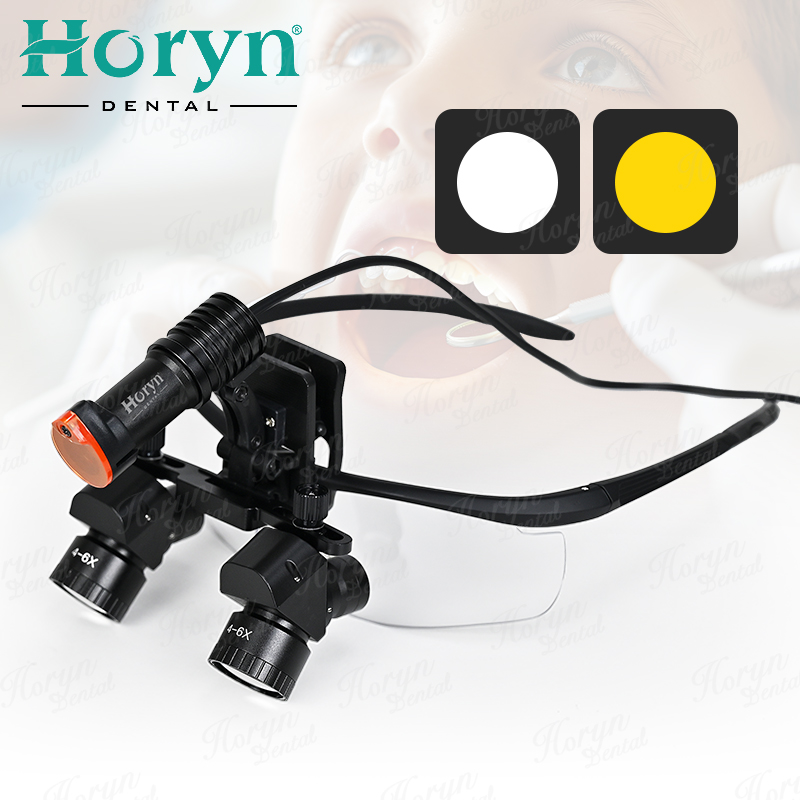 Medical Lab Equipment - ทันตกรรมกล้องส่องทางไกลแว่นขยาย 4X-6X ปรับแว่นขยาย 5 W LED