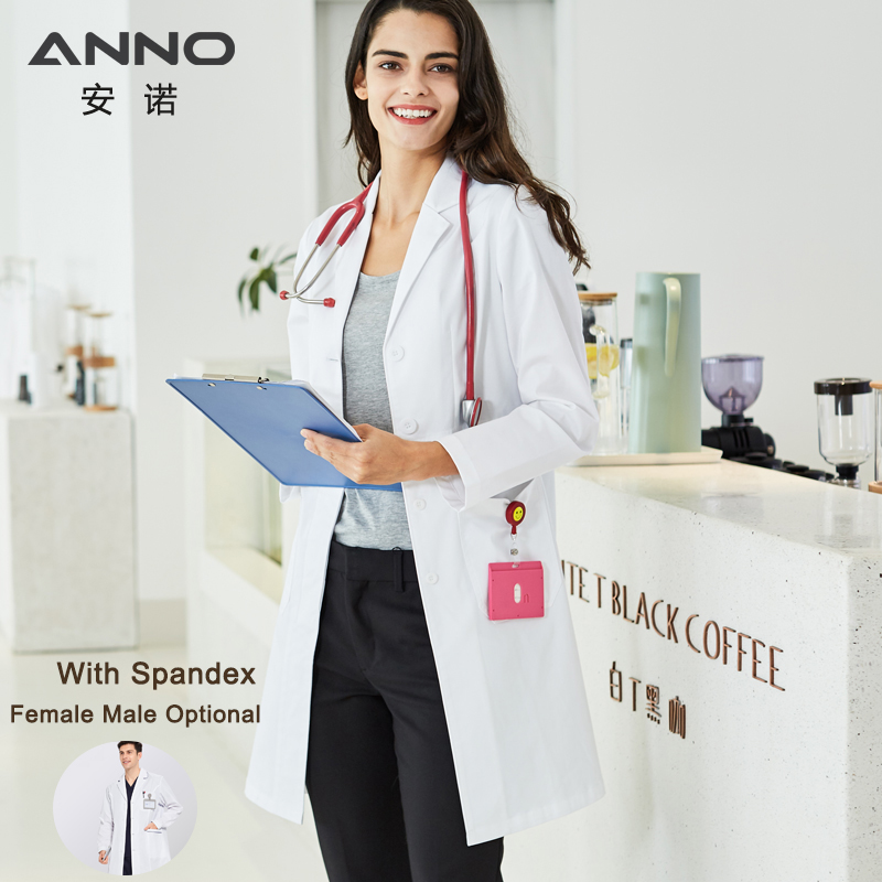 ANNO แขนยาว Lab เครื่องแบบ Spa - Medical Lab Equipment บทวิจารณ์และราคา