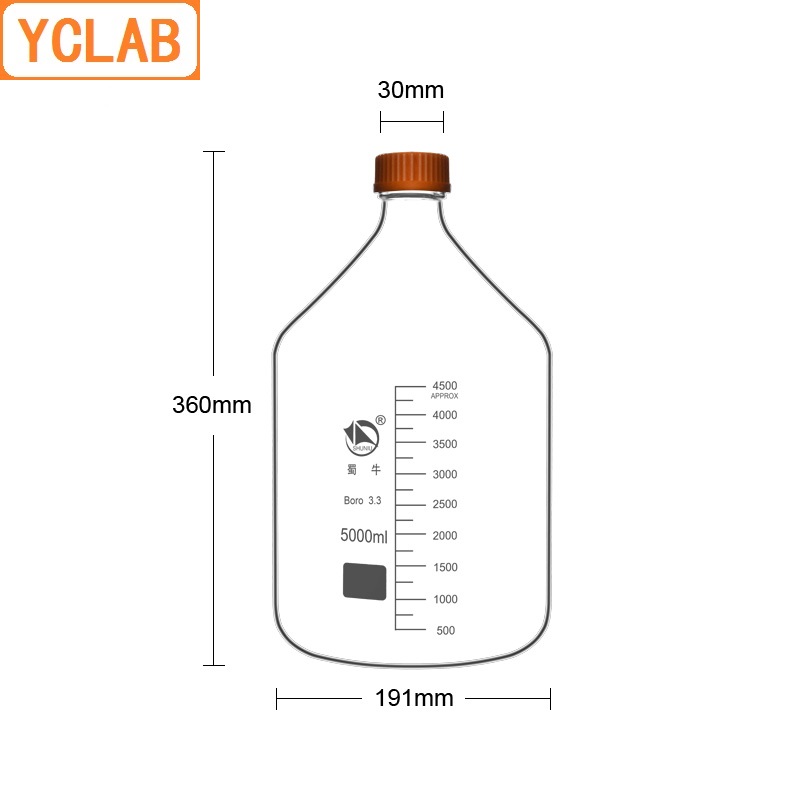 YCLAB ขวดรีเอเจนต์ 5000mL 5L ป - Medical Lab Equipment บทวิจารณ์และราคา